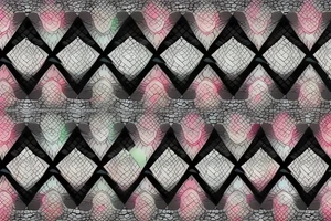 Dragon scales with eyes mixed in tattoo idea