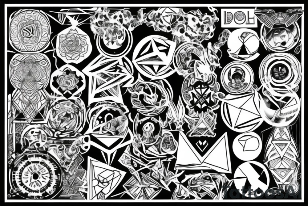 Dmt experience tattoo idea