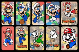 Bad super mario doing shrooms in old room tattoo idea