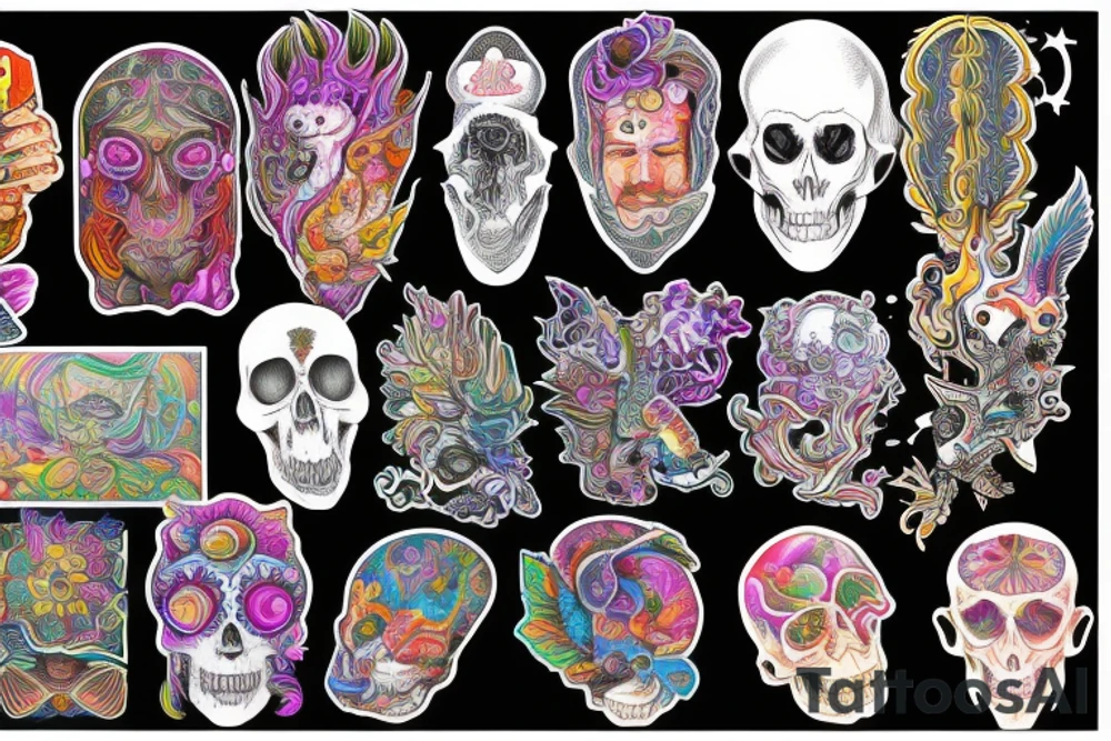 Psychedelic experience tattoo idea
