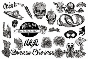 We’ll cross that bridge when we come to it tattoo idea