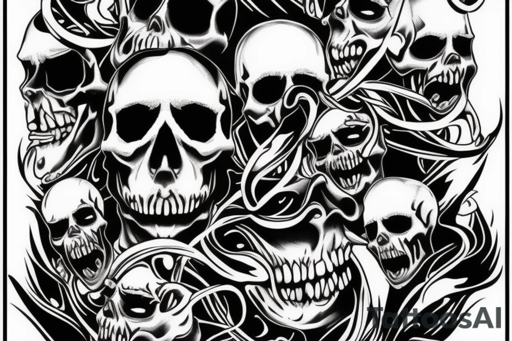 throat tattoo skull dead devil tattoo idea