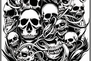throat tattoo skull dead devil tattoo idea