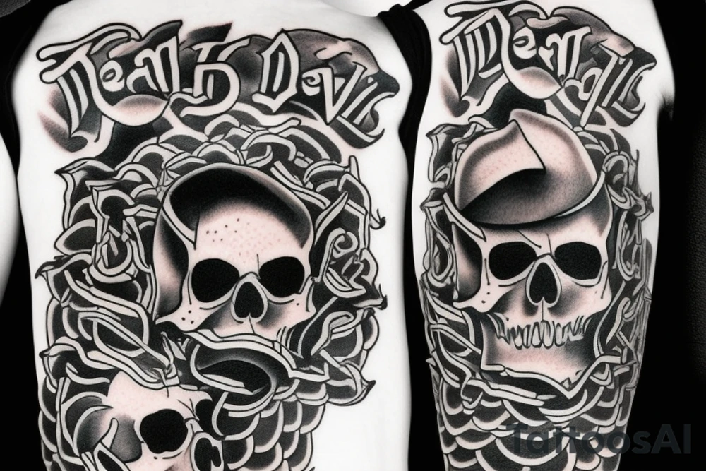 throat tattoo skull dead devil tattoo idea