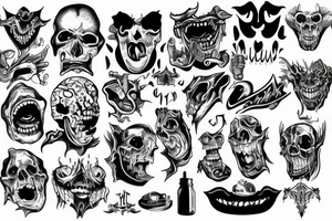 throat tattoo devil hell tattoo idea