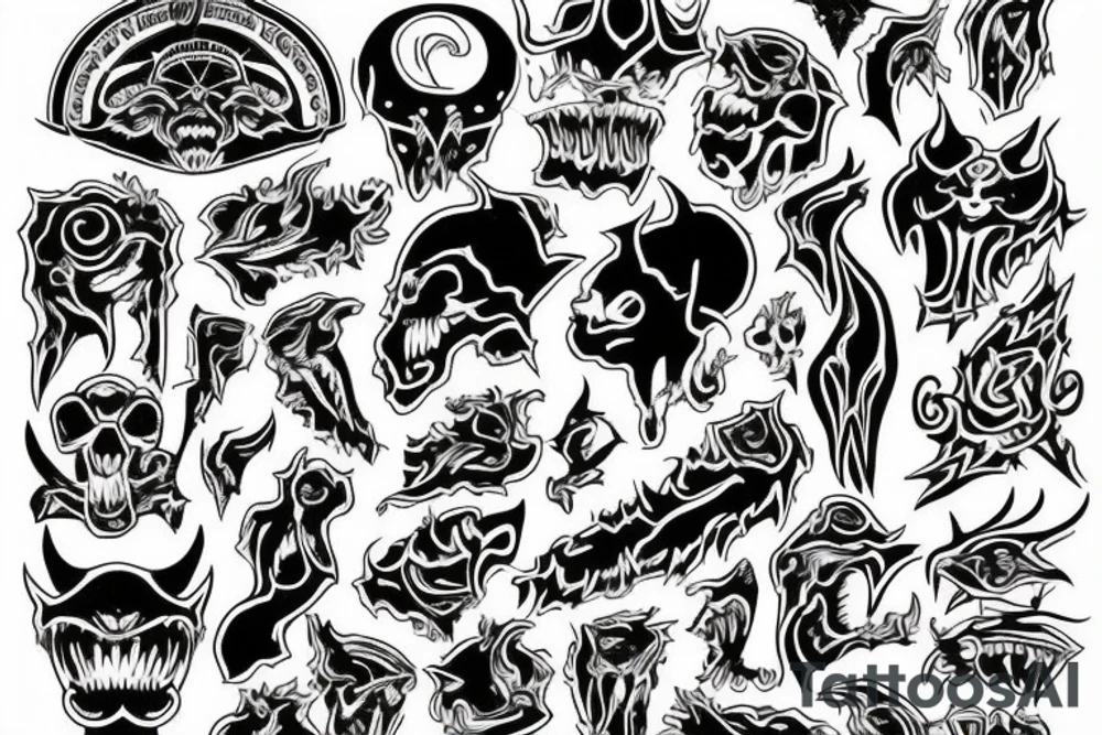 throat tattoo devil hell tattoo idea