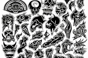 throat tattoo devil hell tattoo idea