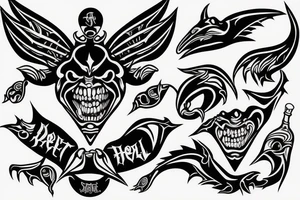 throat tattoo devil hell tattoo idea