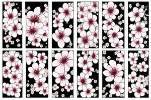 Cherry blossoms tattoo idea