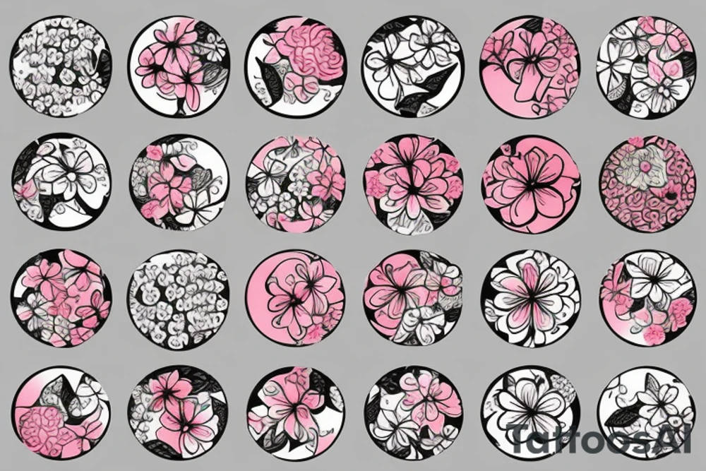 Cherry blossoms tattoo idea