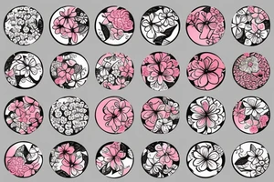 Cherry blossoms tattoo idea