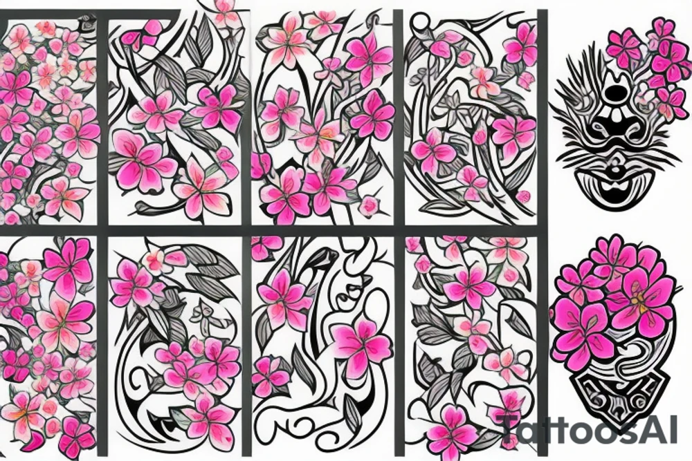 Cherry blossoms tattoo idea