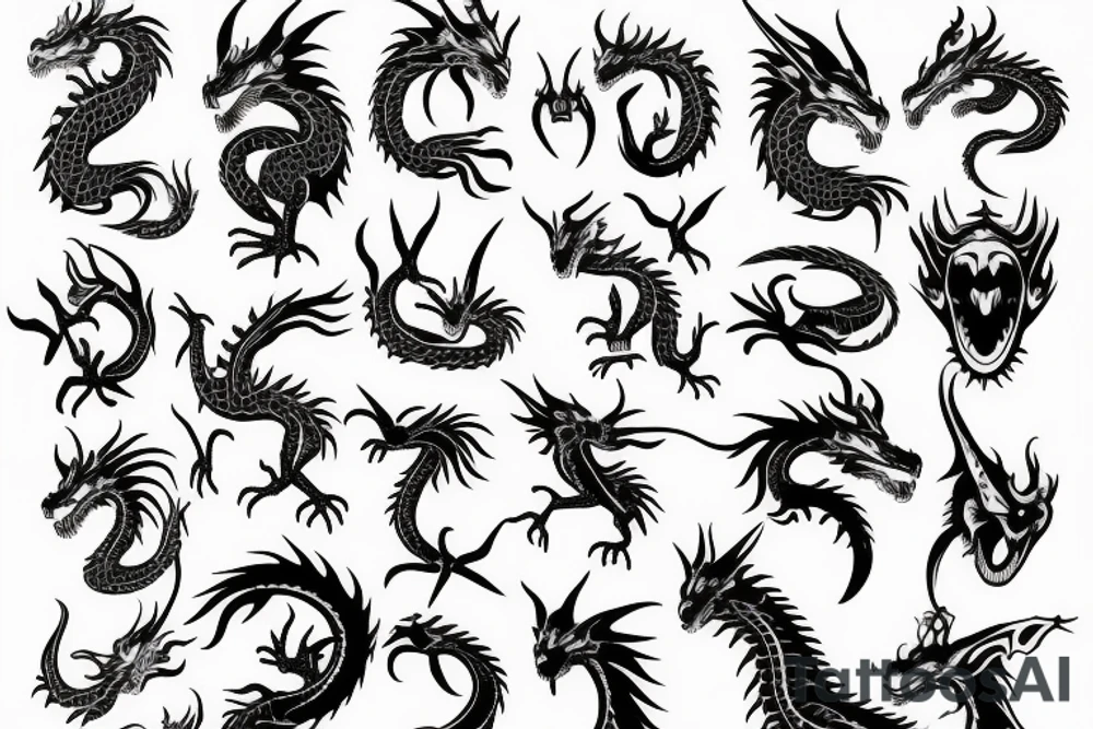 Dragon tattoo idea