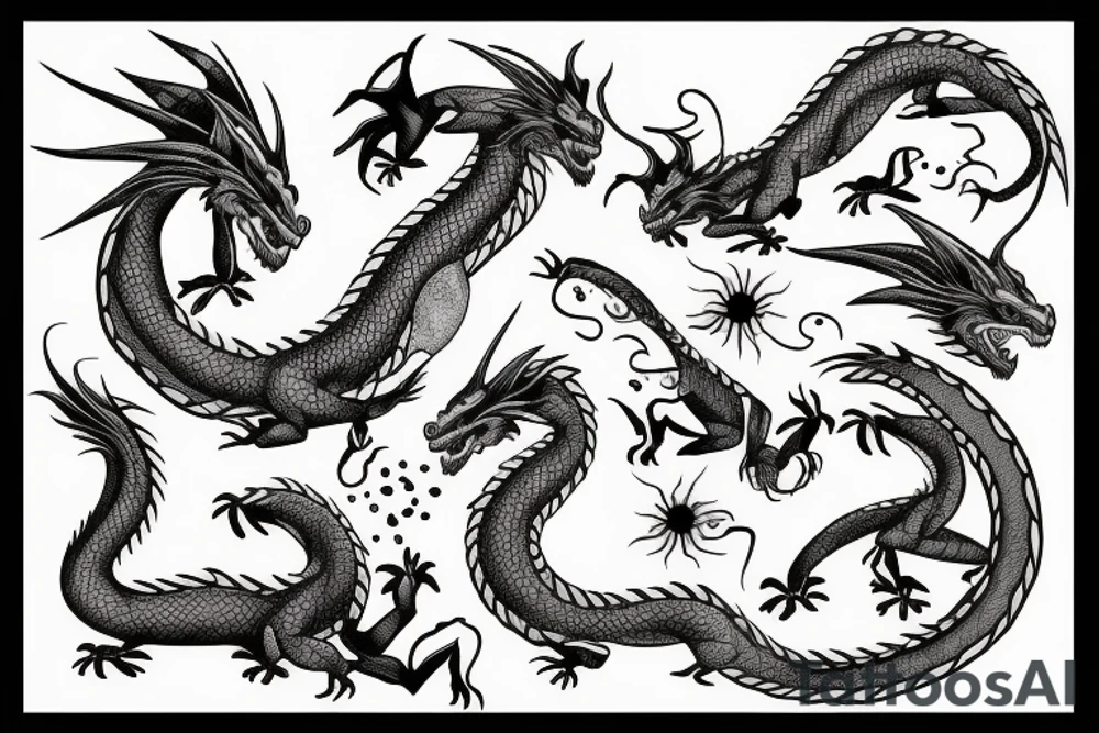 Dragon tattoo idea
