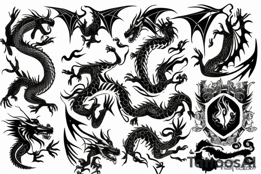 Dragon tattoo idea