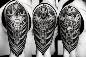 A ghost knight chess piece tattoo idea
