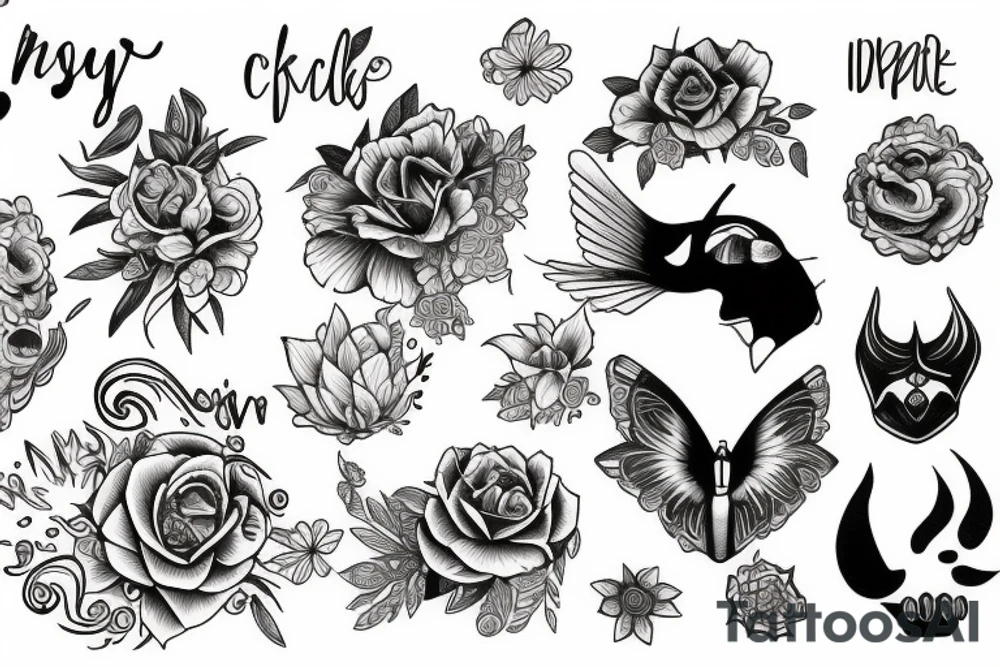 Soft, unique, indie, tattoo idea