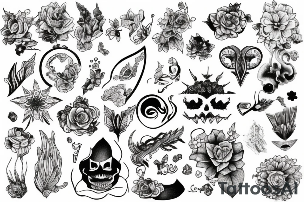 Soft, unique, indie, tattoo idea