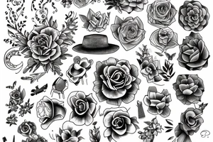 Soft, indie tattoo idea