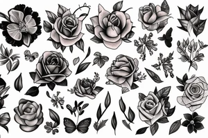 Masculine, soft, different, no flowers tattoo idea