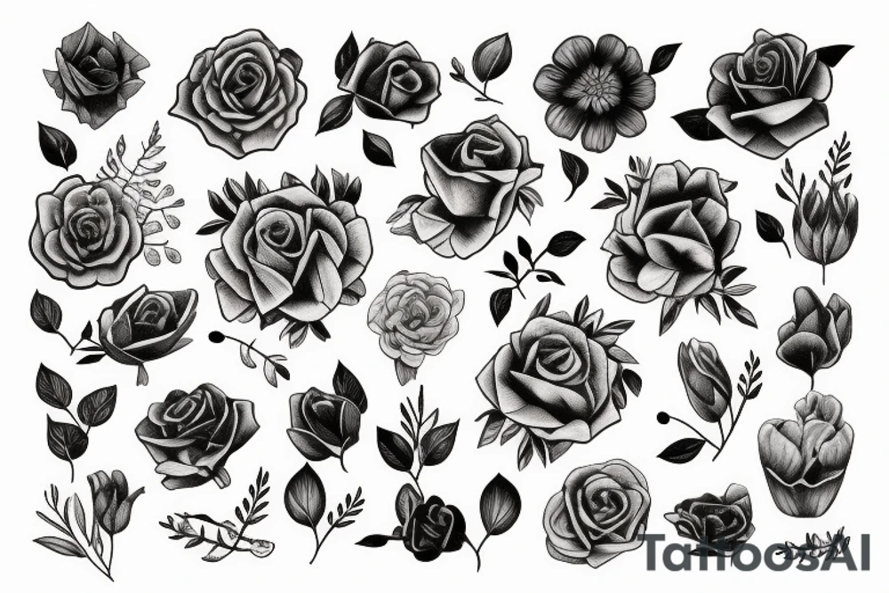 Masculine, soft, different, no flowers tattoo idea