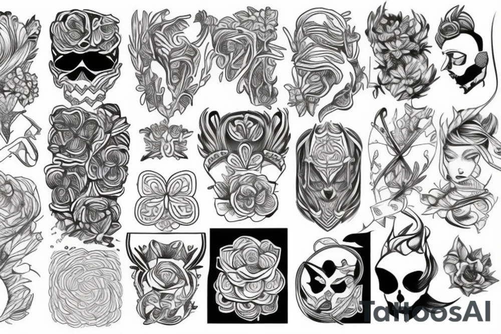Masculine, soft, different, tattoo idea