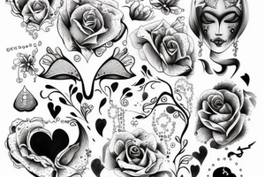 feminine tattoo for organ donation tattoo idea
