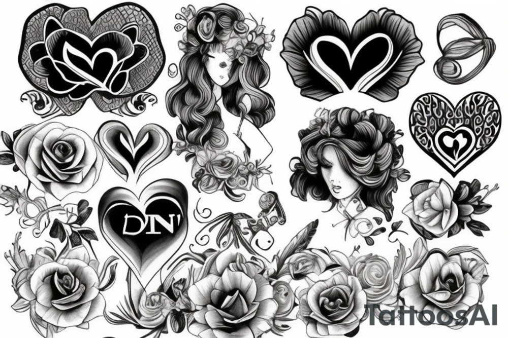 feminine tattoo for organ donation tattoo idea