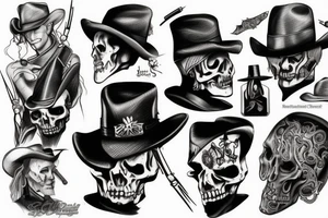 Deadman gunslinger tattoo idea