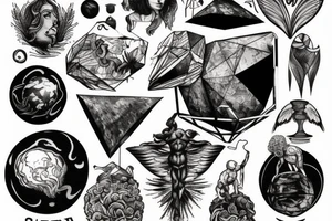 Atlas, Sisyphus, Icarus tattoo idea