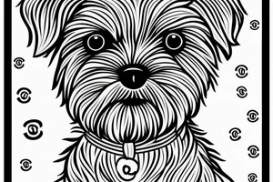 Yorkie puppy named chanel tattoo idea