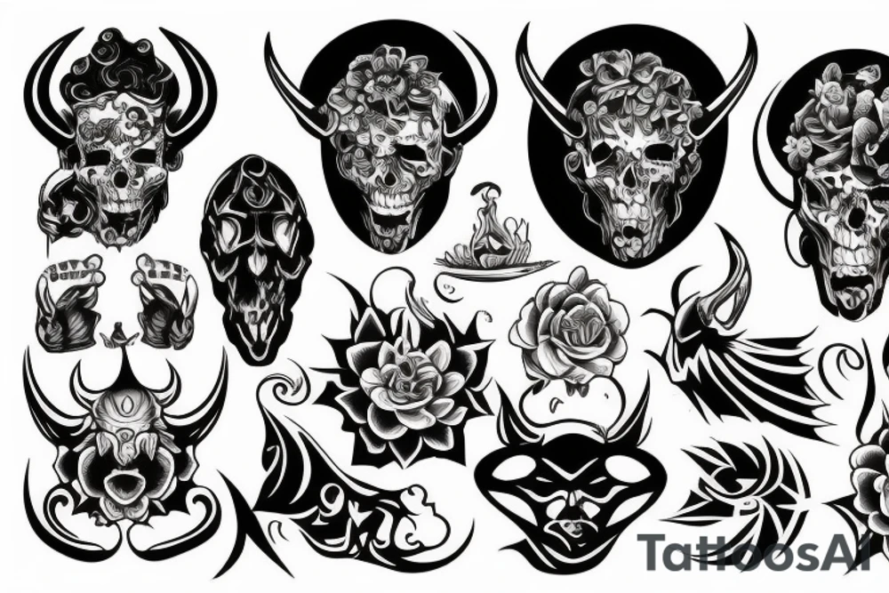 Devil tattoo idea
