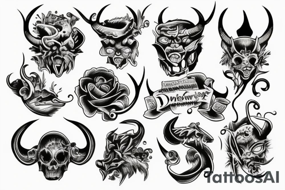 Devil tattoo idea