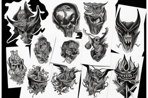 devils angle tattoo idea