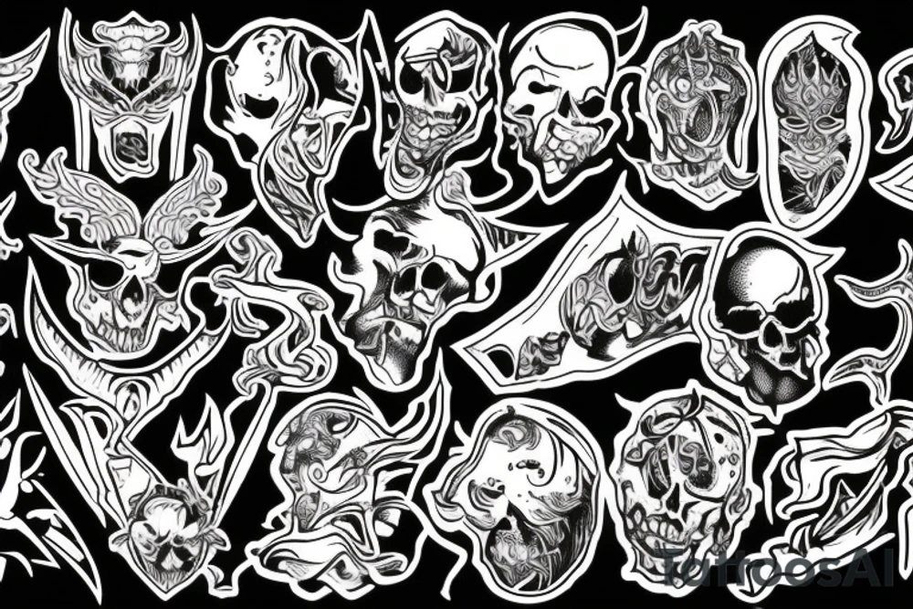 devils angle tattoo idea