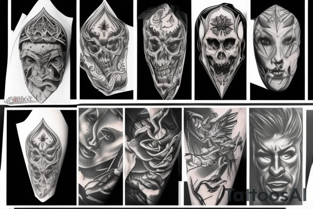 devils angle tattoo idea