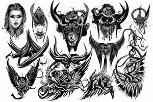 devils angle tattoo idea