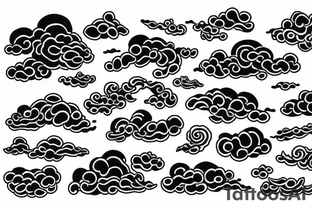 clouds japanese tattoo idea