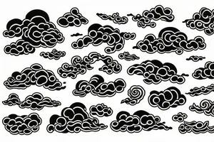 clouds japanese tattoo idea