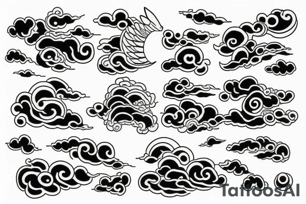 clouds japanese tattoo idea