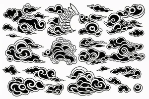 clouds japanese tattoo idea