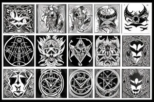 the ninth gate tattoo idea
