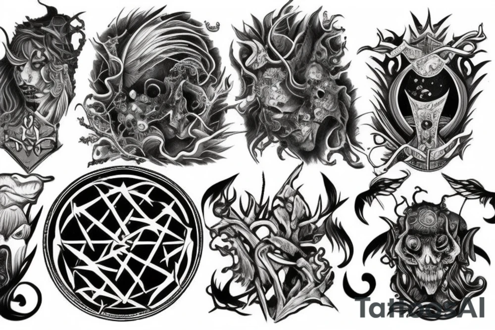 the ninth gate tattoo idea