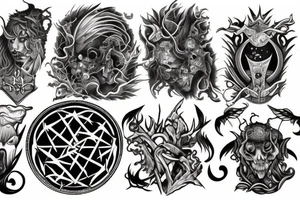 the ninth gate tattoo idea