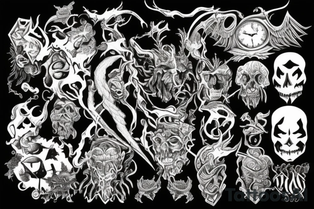 the ninth gate tattoo idea