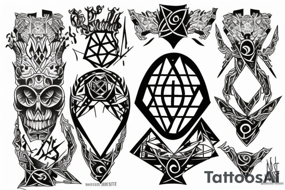 the ninth gate tattoo idea