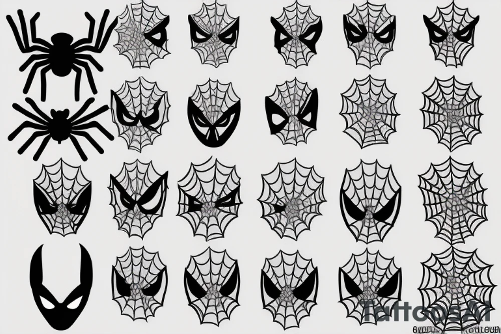 Small Spider-Man tattoo idea