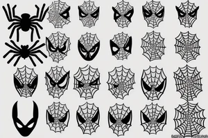 Small Spider-Man tattoo idea