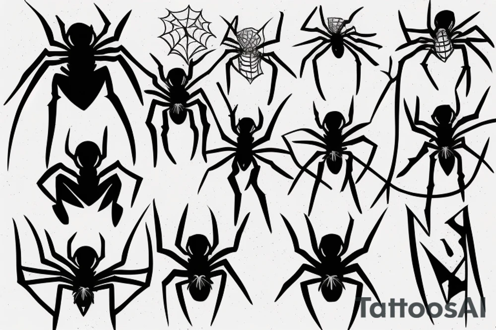 Small Spider-Man tattoo idea