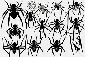 Small Spider-Man tattoo idea